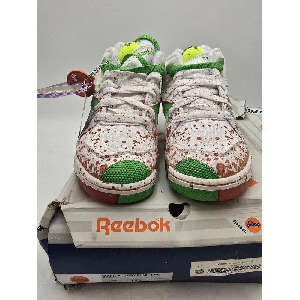Reebok Court Victory Pump X Packer French Open Canvas Shoes Mens 8.5 Tennis Clay